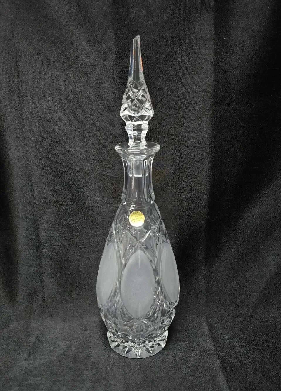 Vintage Princess House 24% Lead Crystal Liquor Decanter & Stopper W. Germany